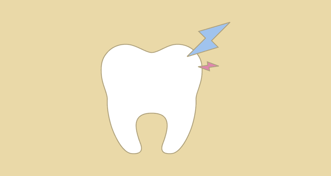 Illustration af tandpine